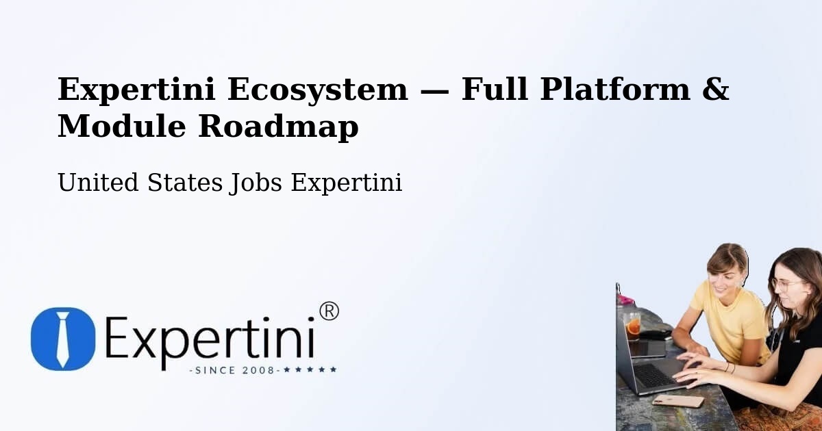 Expertini Ecosystem — Full Platform & Module Roadmap – Crab Orchard